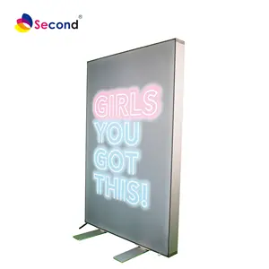 Hot sale modern cheap wholesale led advertising boards cinematic light box with alphabet