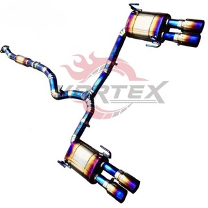 Silenciador de Escape Catback Vortex Titanium Valvetronic para Subaru WRX VA 2.0T 2015-2021, Acabado Azul Quemado, 1.2 mm de Grosor, Garantía de 24 Meses - Product Image 3
