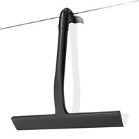 Raclette en silicone – Indispensable pour le nettoyage des vitres, grattoir pour salle de bain et fenêtres avec lame de nettoyage pour usage domestique et commercial