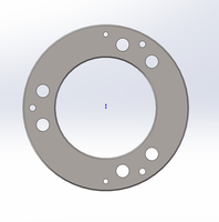 Plaque de montage de broche en acier Autochuck, adaptateur modèle T024A220 pour tour universel avec garantie d'un an