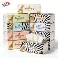 Mouchoirs en papier de qualité supérieure en pulpe de bambou, doux pour la peau, personnalisables avec logo, pour la maison