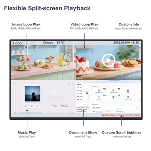 Máquina de <span class=keywords><strong>Publicidad</strong></span> Comercial de Alto Brillo, Reproductor de Video 4K de 85/98 Pulgadas, Señalización Digital para Escaparates de Tiendas Minoristas, Android - Product Image 3