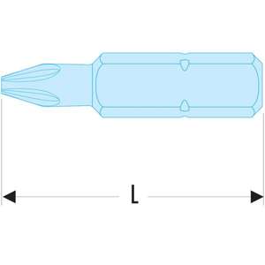 FACOM - ETORM.210 Série 2 plaquettes standard pour Torq Set®Vis à tête-EAN 3148516398598 INSERTS POUR EMBOUTS DE VISSAGE - Product Image 2