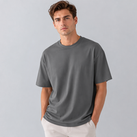 Nouvel Arrivage en Gros – T-shirts Décontractés en Coton Tricoté Couleur Unie pour Hommes – Style Urbain Tendance Été