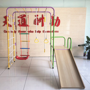 <span class=keywords><strong>2025</strong></span> thiết kế mới nhất 9-in-1 leo núi trong nhà thiết lập rừng phòng tập thể dục ở nhà cho trẻ em với Slide - Product Image 5