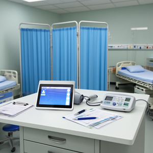 באיכות גבוהה 10 ק "מ 433 אינטרקום אלחוטי מסך מגע 7 אינץ 'מסך מגע מארח לבתי מלון מסעדות בתי קפה מרפאות בתי חולים - Product Image 4