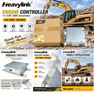 ตัวควบคุมเครื่องยนต์ Heavylink สำหรับรถขุด CAT 320C รุ่น 184-1858 1841858 - Product Image 1