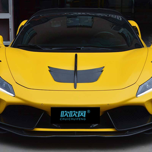 Kit de carrosserie de voiture en carbone sec de vente chaude capot moteur couvre la garniture pour <span class=keywords><strong>Ferrari</strong></span> F8 Tributo Spider - Product Image 5
