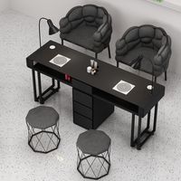 2025 lumière luxe exclusif Salon de beauté professionnel manucure Table ongles technicien Tables à ongles