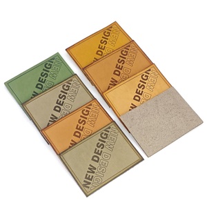 Custom Leather <b>Label</b> Embossed Rectangle Patch For Garment Use - Product Image 1