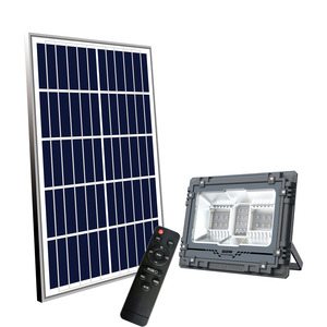 Projecteur solaire RGB Panneau solaire 60W 100W Super lumineux IP65 Projecteur solaire portable RGB pour extérieur pour <span class=keywords><strong>jardin</strong></span> - Product Image 4