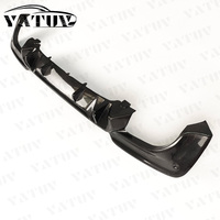 Diffuseur arrière style compétition en fibre de carbone pour BMW X3 G01 2019-2021, directement de l'usine, pour pare-chocs arrière BMW X3.
