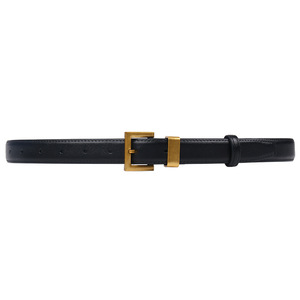 Vente directe usine – <span class=keywords><strong>Ceinture</strong></span> large en cuir de vachette véritable haut de gamme pour femme, boucle <span class=keywords><strong>noire</strong></span> pour jeans, marque de créateur, <span class=keywords><strong>ceinture</strong></span> YS - Product Image 5