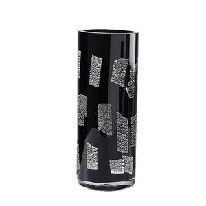 Ensemble de vases à fleurs en verre noir de style moderne, vase à fleurs hydroponique de bureau - Product Image 5