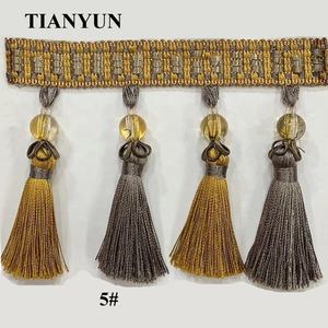 Frange Decorative in Poliestere di Alta Qualità, Produzione Diretta Tianyun, per Tende e Tessili per la Casa - Product Image 2