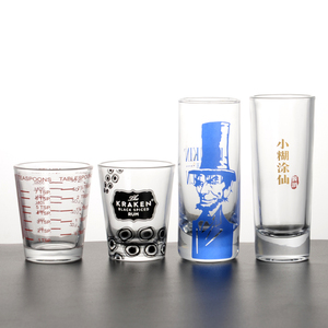 Factory Wholesale 2oz Shooter Glasses Sublimation Blank Small Bullet Shot Glass Custom Shot Glasses