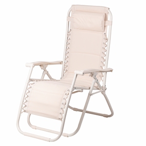 เก้าอี้พักผ่อนหุ้มเบาะรุ่น RIO PLUS IVORY GRAN - Product Image 1
