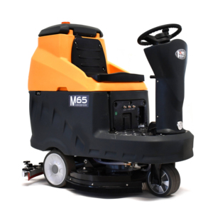 เครื่องขัดพื้นอุตสาหกรรมแบบนั่งขับรุ่น M65 ขายดี ใหม่ ใช้ไฟ 24V สำหรับทำความสะอาดถนน - Product Image 1