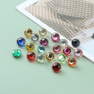 Nuevo Botón de cristal acrílico <span class=keywords><strong>camisa</strong></span> suéter cárdigan <span class=keywords><strong>joya</strong></span> botón colorido diamante pie alto botón - Product Image 2