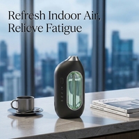 Diffuseur d'arômes sans fil à piles, air froid, capacité 10-50 ml, plastique, mural ou de bureau, double usage