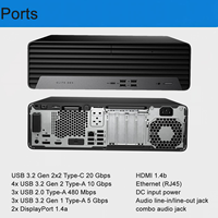 PC de bureau Barebone SFF Elite SFF 800 G9 12e génération, propre, sans rayures, grade A, testé et fonctionnel