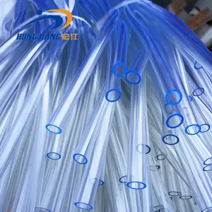 Tubo de manguera trenzada de plástico transparente, Flexible, pvc, vinilo transparente