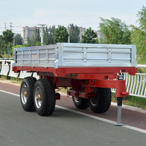 <span class=keywords><strong>Remorque</strong></span> de tracteur agricole à 4 roues de style nouveau avec feuille de haute résistance à basculement hydraulique de <span class=keywords><strong>porte</strong></span> arrière - Product Image 6