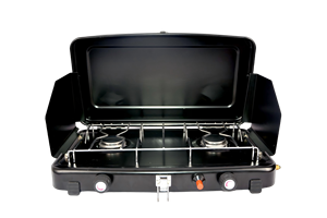 BBQ-118 Réchaud <span class=keywords><strong>à</strong></span> <span class=keywords><strong>gaz</strong></span> portable en acier laminé <span class=keywords><strong>à</strong></span> froid <span class=keywords><strong>à</strong></span> double usage Cuisine en plein air <span class=keywords><strong>2</strong></span> Utilisation en camping-car Allumage automatique Haute efficacité - Product Image 5