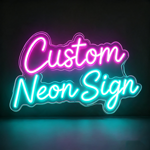 Letrero Luminoso LED Personalizado con Logotipo, Letrero de Neón Acrílico para Negocios, Tiendas, Fiestas, Decoración del Hogar, Venta Directa de Fábrica - Product Image 1