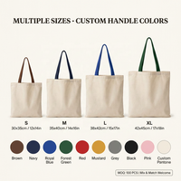 Sac fourre-tout en toile de coton personnalisé, réutilisable, pour le shopping, avec ruban coloré et logo imprimé, écologique, grande et moyenne taille, pour la plage, vente en gros, OEM