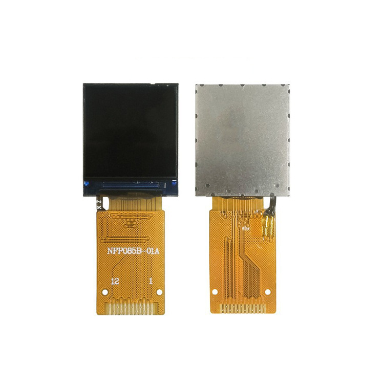 0.85インチ128x128小型正方形ディスプレイlcd SPI 12ピンカラー