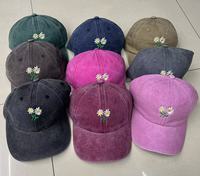 Casquette de baseball personnalisable nouveau style avec lettres/motifs de dessins animés, casquette trucker délavée, casquette visière tendance décontractée anti-UV