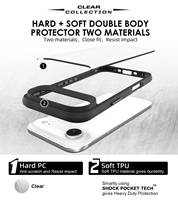 Coque de téléphone antichoc transparente HD pour iPhone 17 16 15 Pro Max coque arrière en TPU pour iPhone 14 13 Pro Max