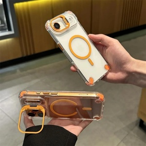 Funda Magnética de Lujo para iPhone 17 Pro Max, Antigolpes, con Protección de Cuatro Esquinas y Soporte Metálico para Lente, Compatible con Apple 16 - Product Image 3