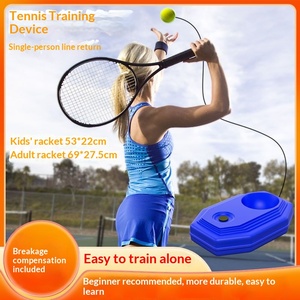 자동 스트링 리바운드 기능이 있는 솔로 테니스 트레이너, 어린이 및 초보자를 위한 올인원 자가 연습 도구 - Product Image 4