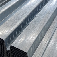 Matériaux de construction métalliques Zhenpeng YX38-152-914, plaque de plancher en acier légère, coffrage permanent pour dalle