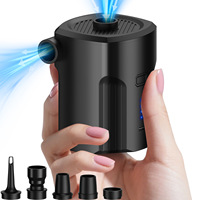 Pompe à air USB intégrée 5000 mAh en ABS pour matelas gonflable/bouée de natation, gonfleur électrique sans fil portable pour extérieur