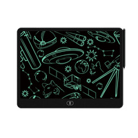 Tablette d'écriture LCD autocollante de 16 pouces, tableau de dessin électronique intelligent, bloc-notes