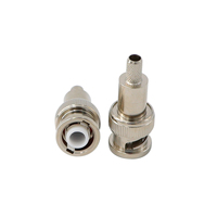 Connecteur coaxial RF BNC mâle, tête haute résistance à la tension, 3000V, connecté à un câble RG58, connecteur haute résistance à la tension