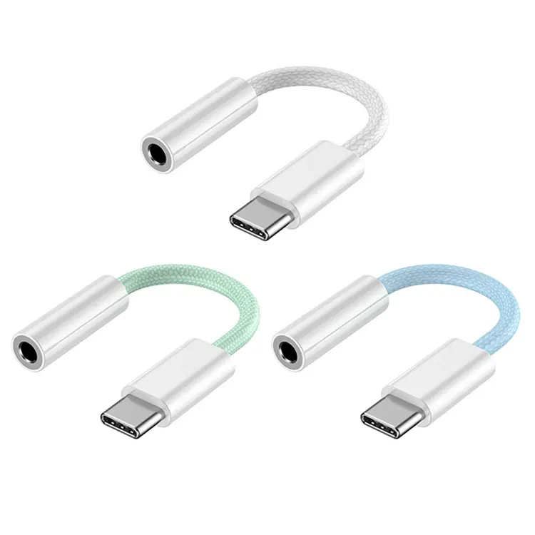 USB tipo C a 3.5mm auricolare Jack digitale adattatore adattatore per Sumsang Xiaomi Redmi Poco Pixel LG 3 5mm cavo Audio Aux