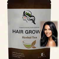 Sachets de thé aux herbes pour la croissance des cheveux, marque privée OEM, pour femmes et hommes, naturel, stoppe la chute des cheveux, nourrit le cuir chevelu, épaissit les cheveux, vente en gros