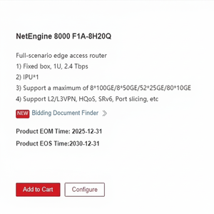 HW NE8000 F1A 88035YMW N1-N8KF1SRV6-LIC N1-NetEngine 8000 Serie F1 Licencia de Función SRv6 Router para Uso en Telecomunicaciones IP - Product Image 1