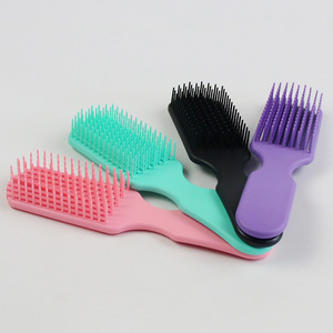 Nuevo Peine <span class=keywords><strong>de</strong></span> Plástico Hueco <span class=keywords><strong>de</strong></span> <span class=keywords><strong>Nueve</strong></span> Puntas para Dar Volumen al Cabello, Masajeador Multifunción para Peinado en Casa/Uso en Seco - Product Image 3