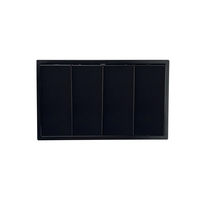 Panel Saklar Lampu Dinding Mewah Uk/EU Hitam 6gang 1/2way 220V, Saklar Tombol Dapur Silang Abu-abu 6*3 4gang2way 146mm*86mm