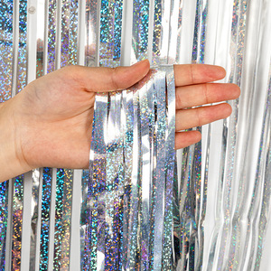 Tende in Seta Dorata di Alta Qualità <span class=keywords><strong>con</strong></span> Glitter Laser per Feste di Compleanno e Celebrazioni - Product Image 3