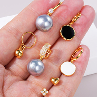 Fabricant de boucles d'oreilles vintage en forme de cercle de plusieurs tailles Boucles d'oreilles géométriques rondes en argent pour femmes