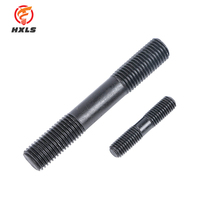 High Strength Stud Bolts, 8.8/10.9/12.9 Grade Carbon Steel Double End Threaded Rods, Black Oxide Finish GB/T901