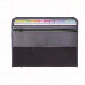 Organisateur de factures et de coupons portable, 13 poches, étiquettes PP+Oxford, sac accordéon, dossier extensible à fermeture éclair - Product Image 6