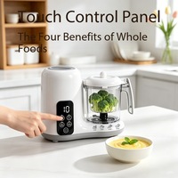 Robot culinaire pour bébé populaire auprès des mamans, avec réglage de la force d'aspiration, portable, rechargeable, cuiseur vapeur et robot culinaire pour bébé