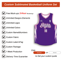 Uniforme de Baloncesto Sublimado Personalizado, Transpirable, de Malla que Absorbe la Humedad, Cuello en V, Conjunto de Camiseta y Pantalones Cortos para Hombre, de Secado Rápido
